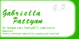 gabriella pattyan business card